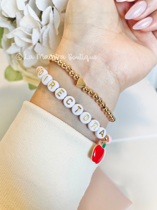 Directora Apple Charm Bracelet Set