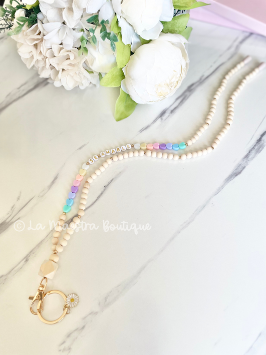 Sé Amable Rainbow Lanyard