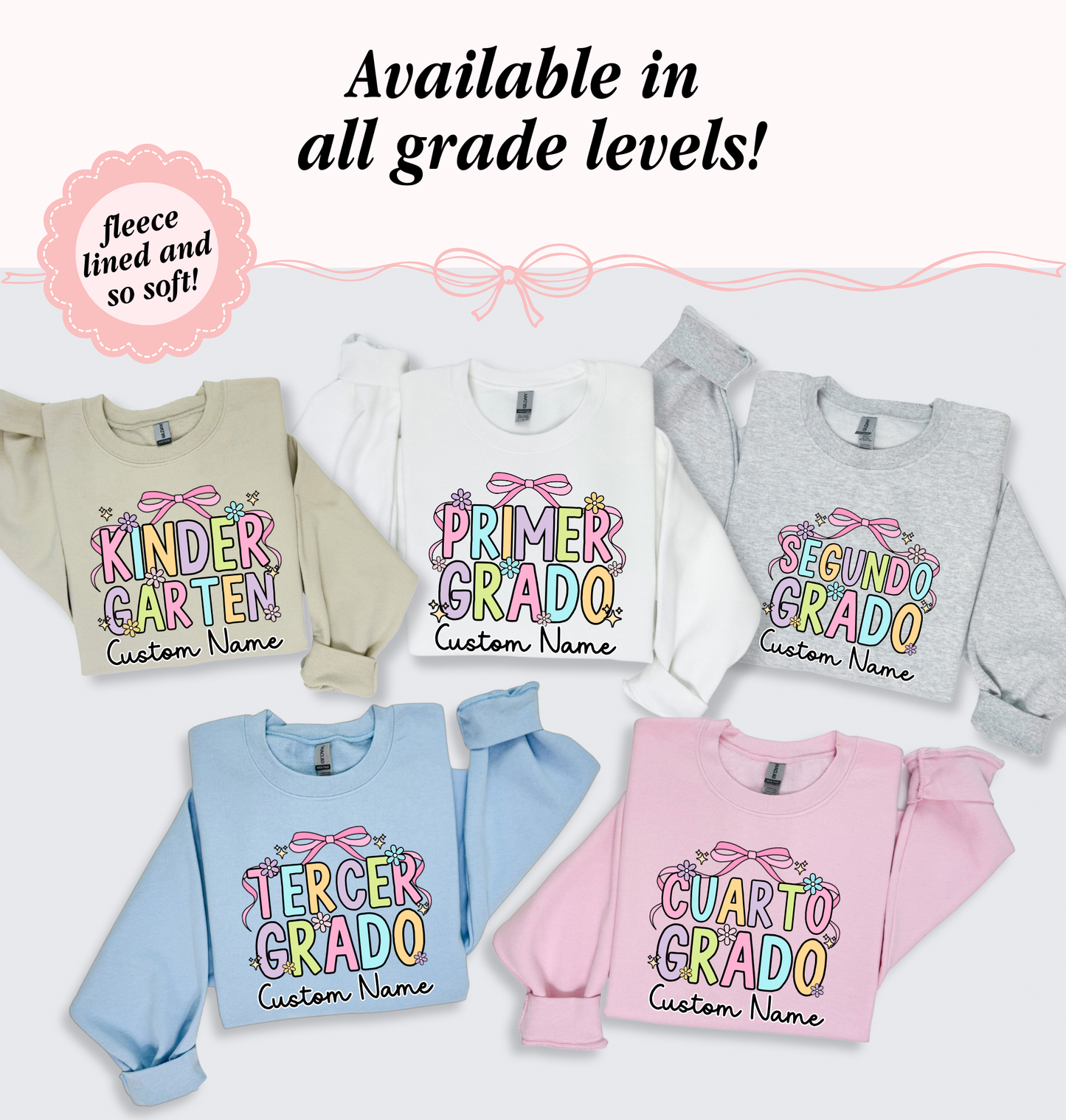 Custom Maestra Grade Level Sweatshirt