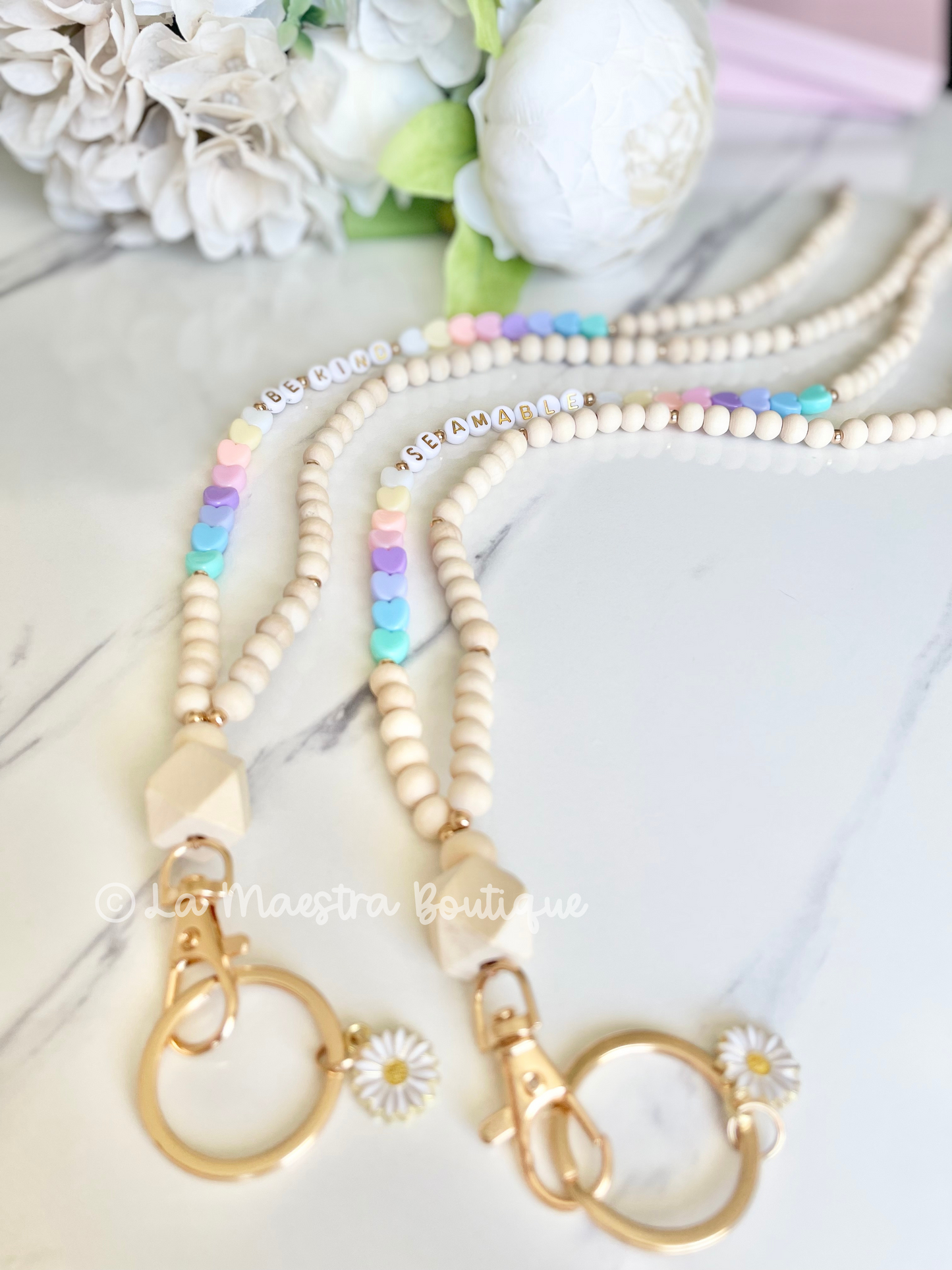 Sé Amable Rainbow Lanyard