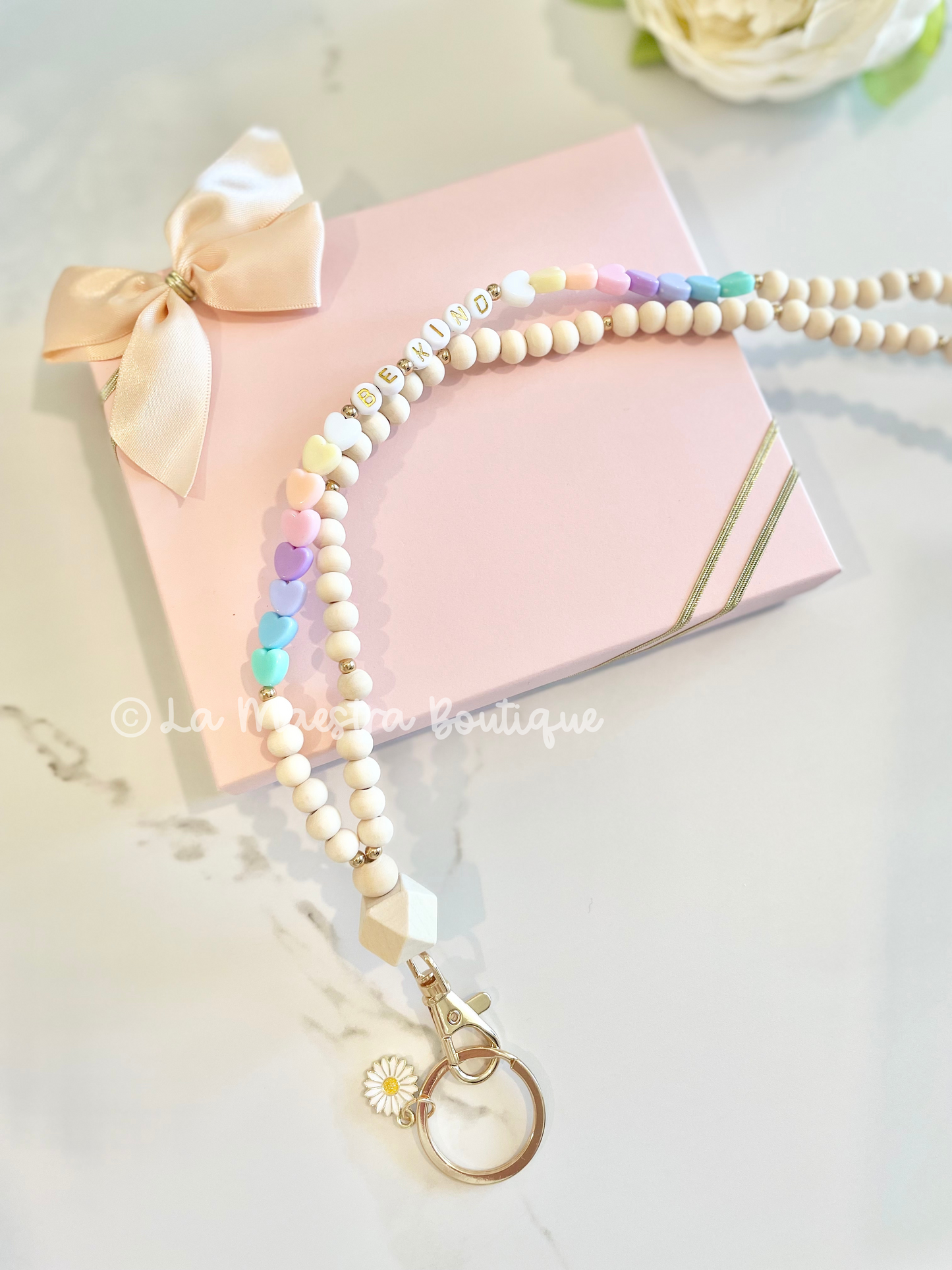 Sé Amable Rainbow Lanyard