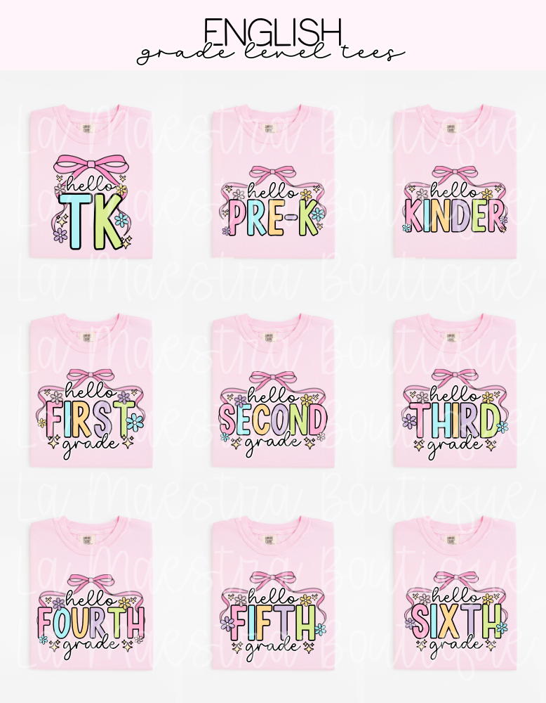 *PRE-ORDER* Grade Level Tee