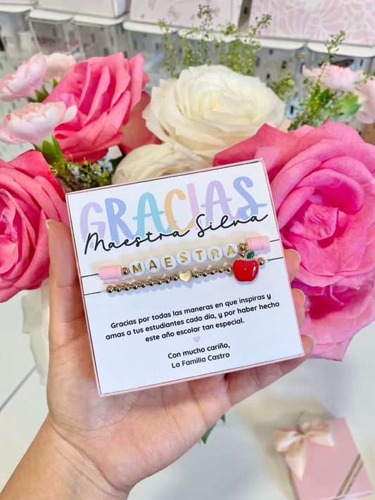 Maestra Apple Charm Bracelet Set