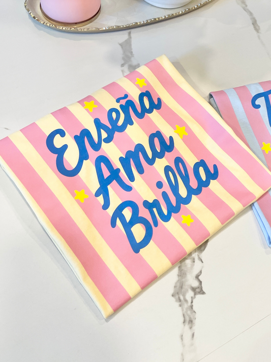 PRESALE - Enseña Ama Brilla Striped Tee