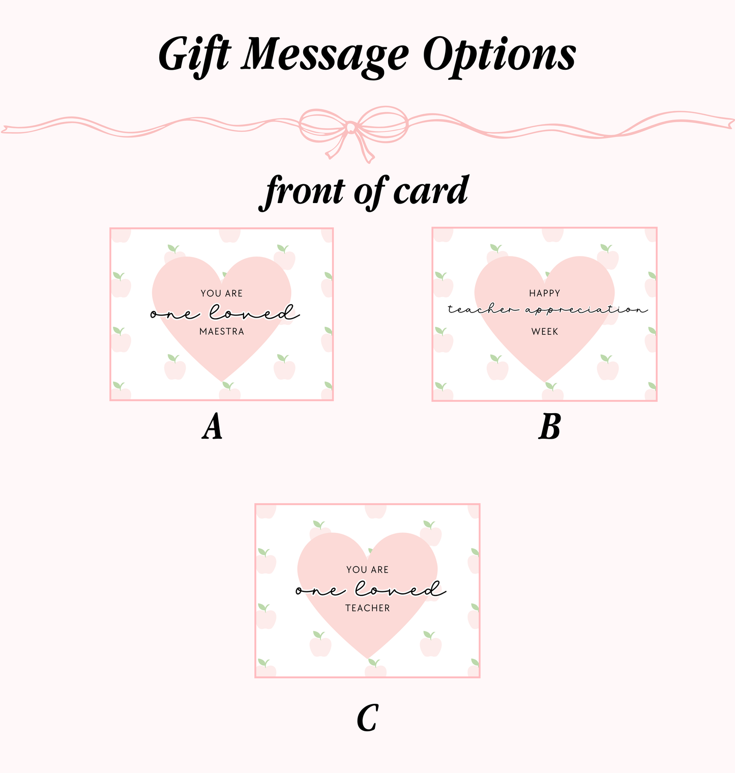 Maestra Letter Patch Sweatshirt Gift Box