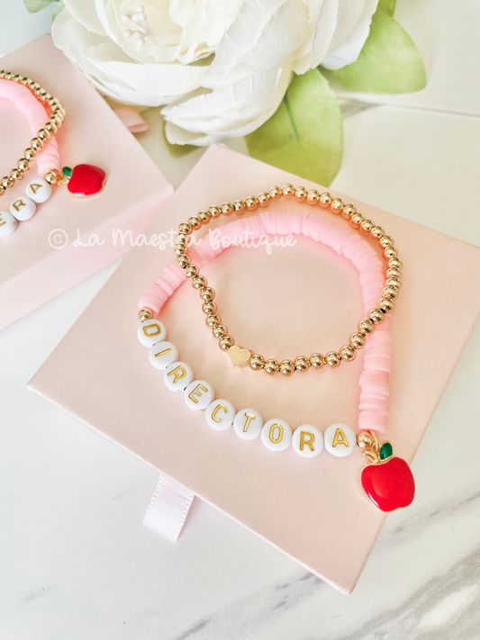Directora Apple Charm Bracelet Set