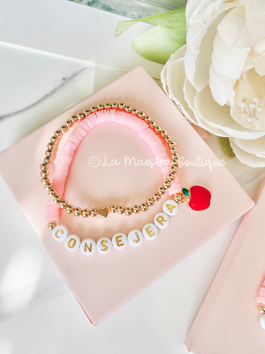 Consejera Apple Charm Bracelet Set
