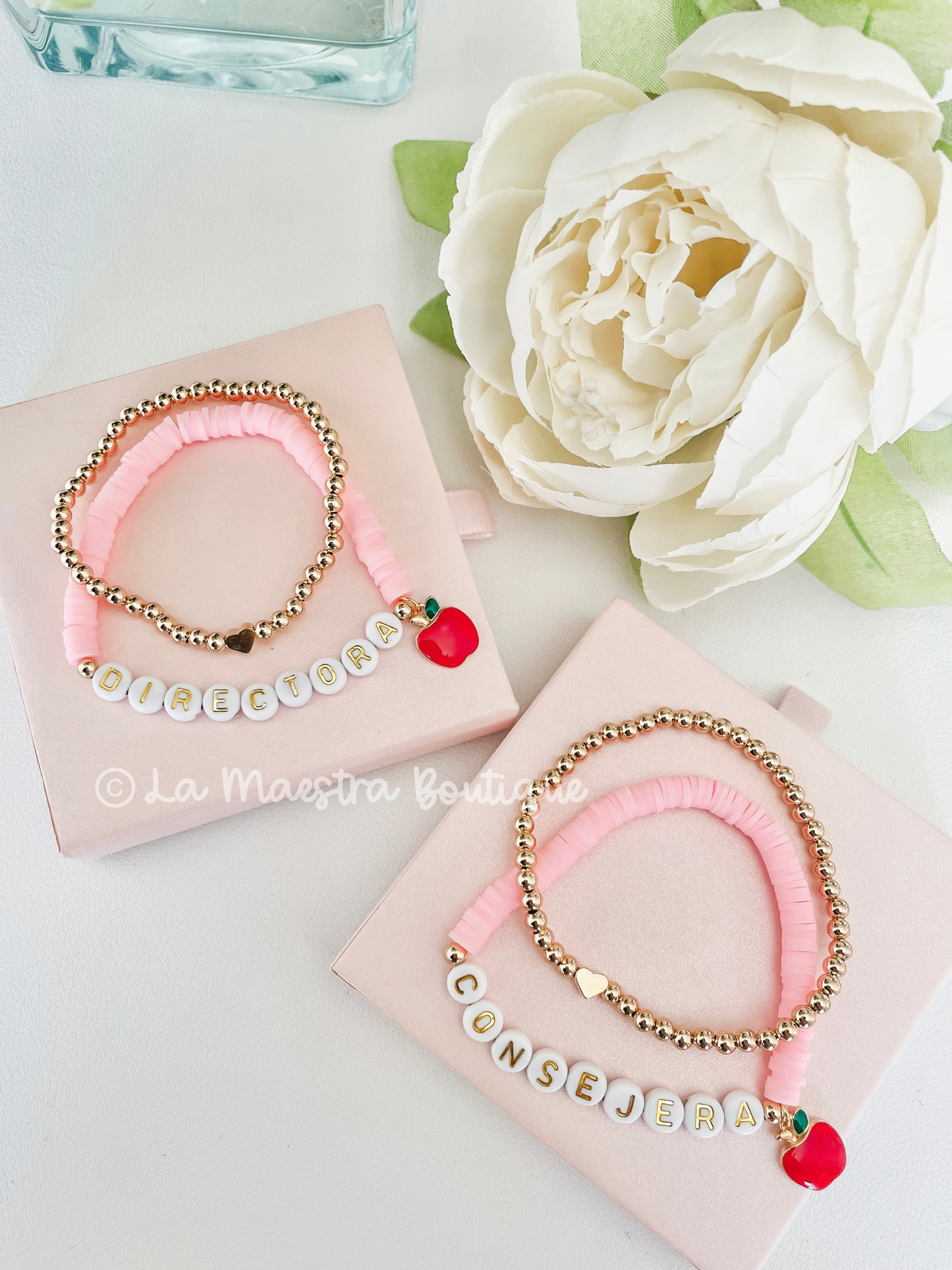 Consejera Apple Charm Bracelet Set