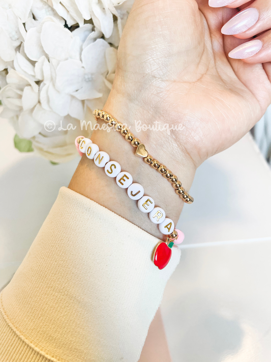 Consejera Apple Charm Bracelet Set