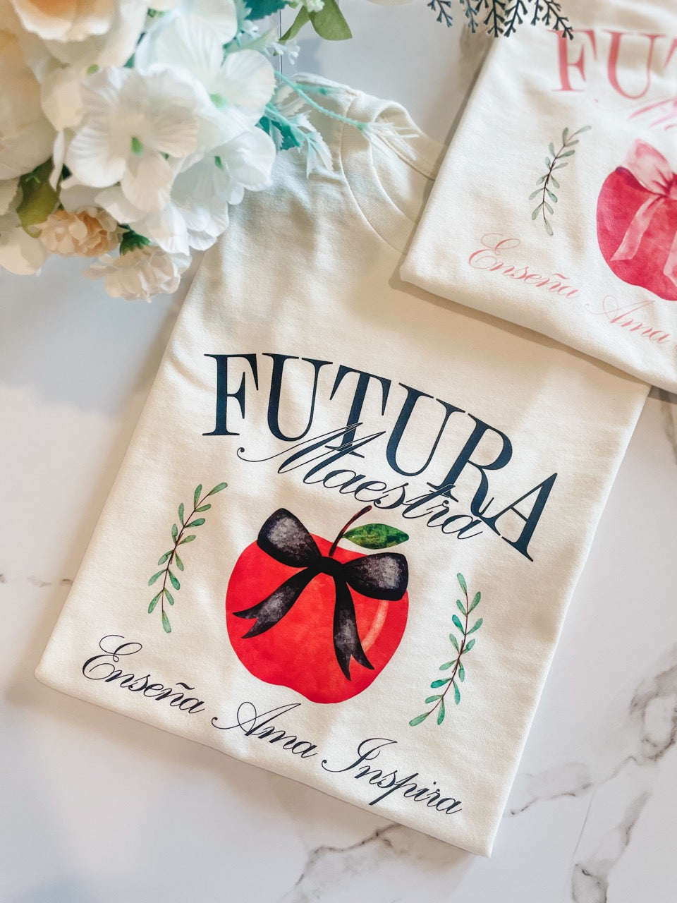 Futura Maestra Bow Tee - Ivory