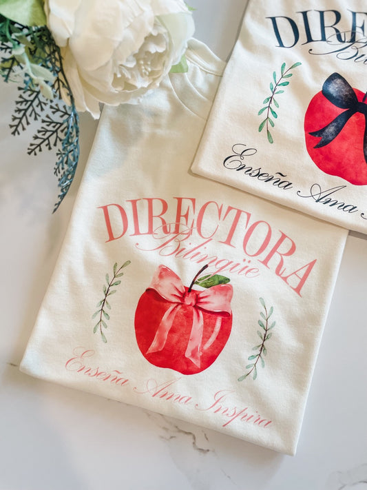 Directora Bow Tee - Ivory