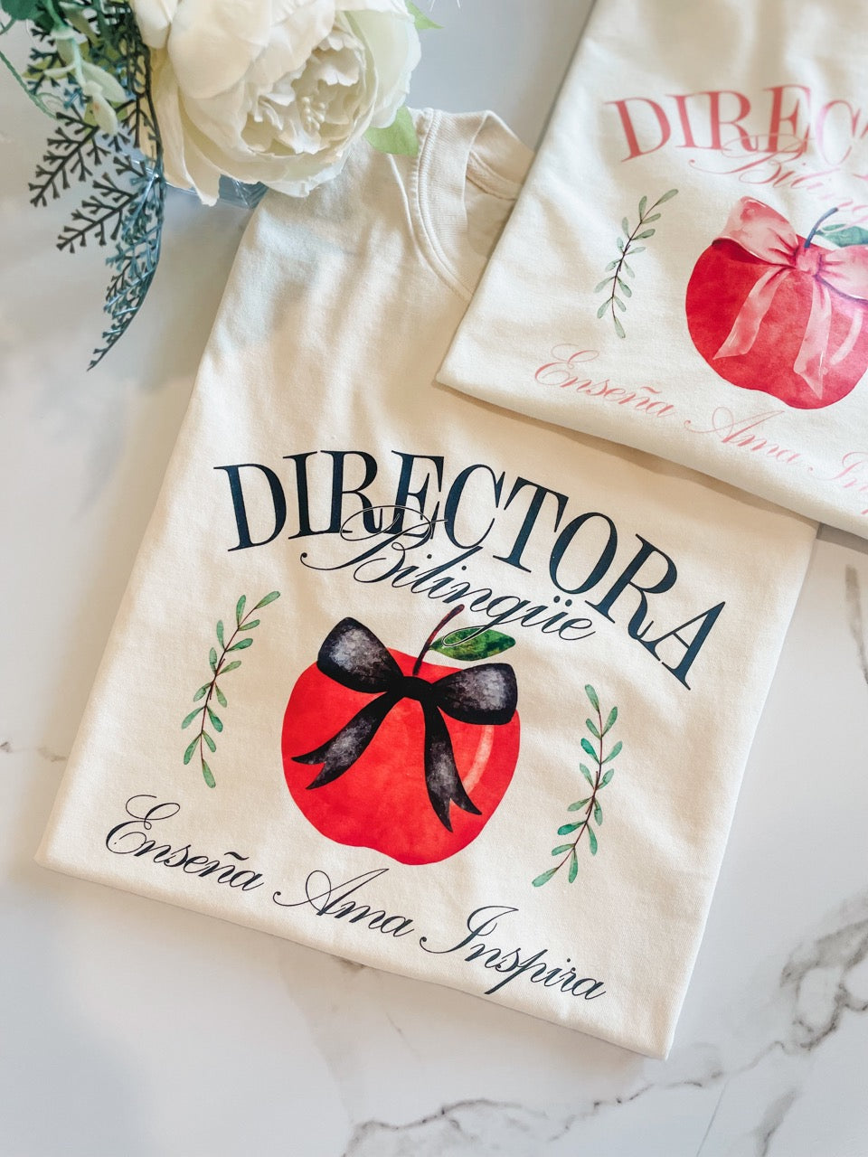Directora Bow Tee - Ivory