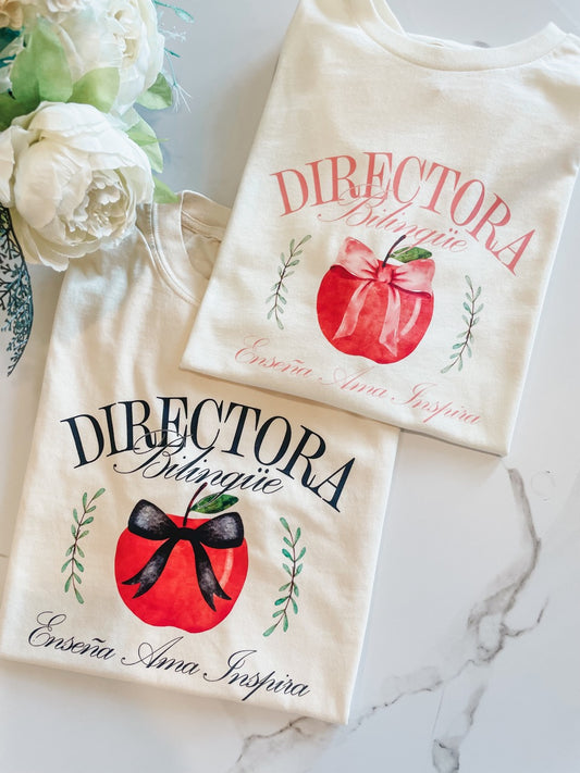 Directora Bow Tee - Ivory