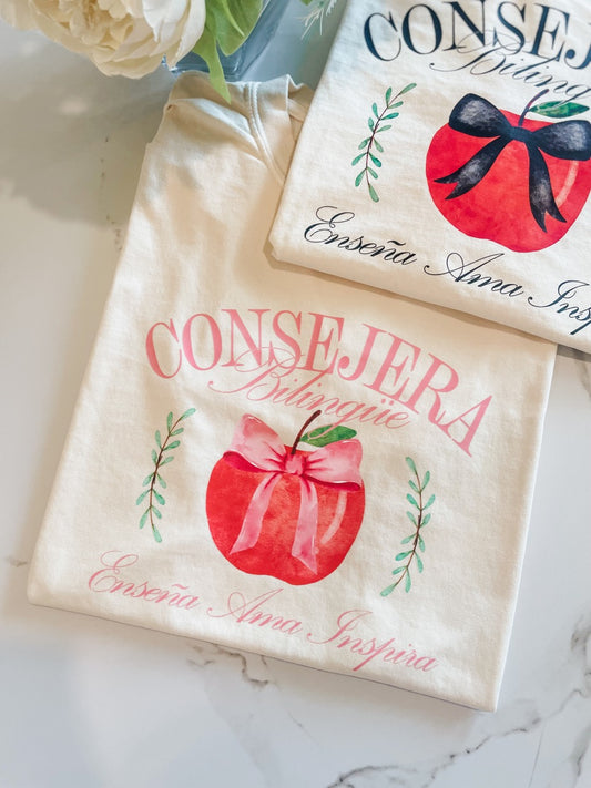 Consejera Bow Tee - Ivory