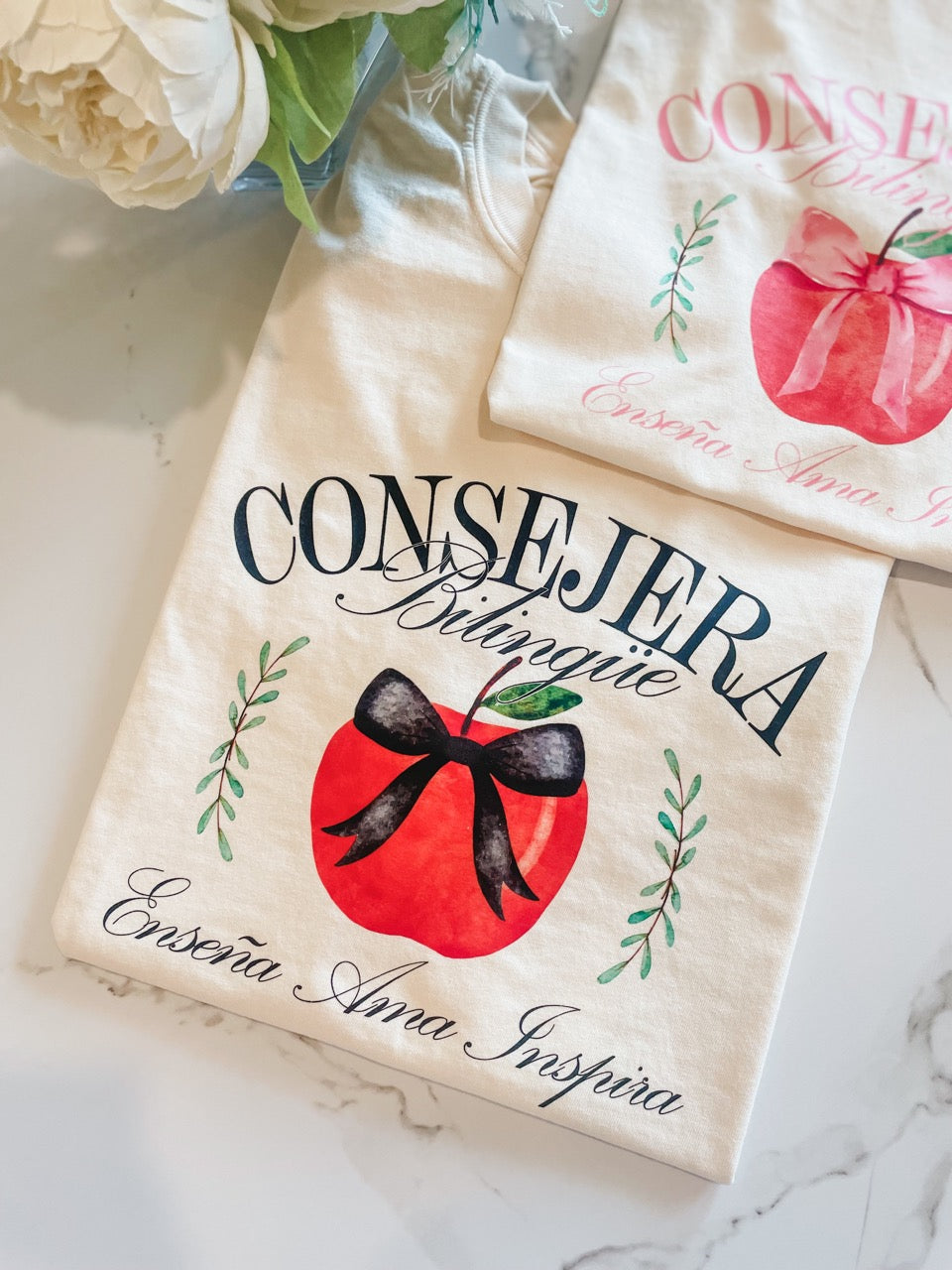 Consejera Bow Tee - Ivory
