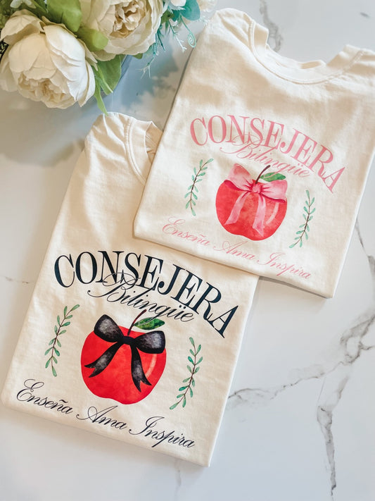 Consejera Bow Tee - Ivory