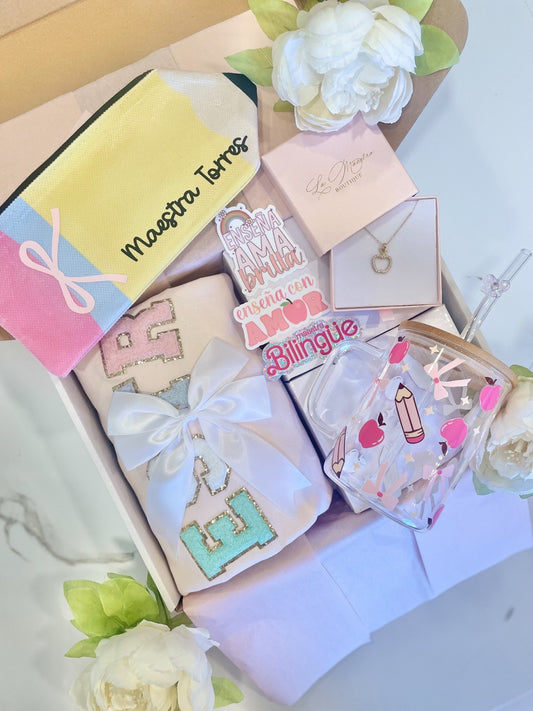 Maestra Rainbow Sweatshirt Gift Box