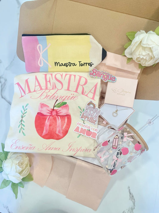 Maestra Bilingüe T-shirt Gift Box