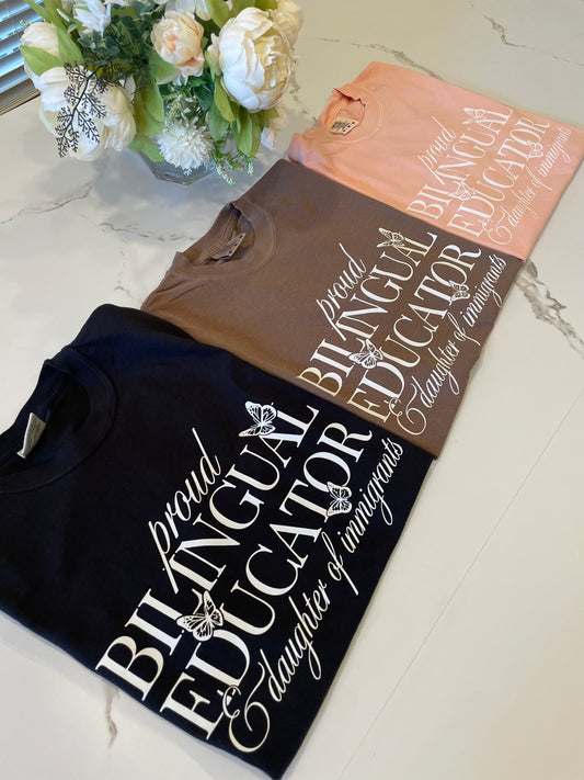 Custom Proud Educator Tee