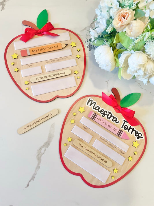 First Day/Last Day Announcement Board for Teachers