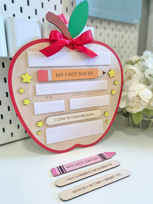 First Day/Last Day Announcement Board for Teachers