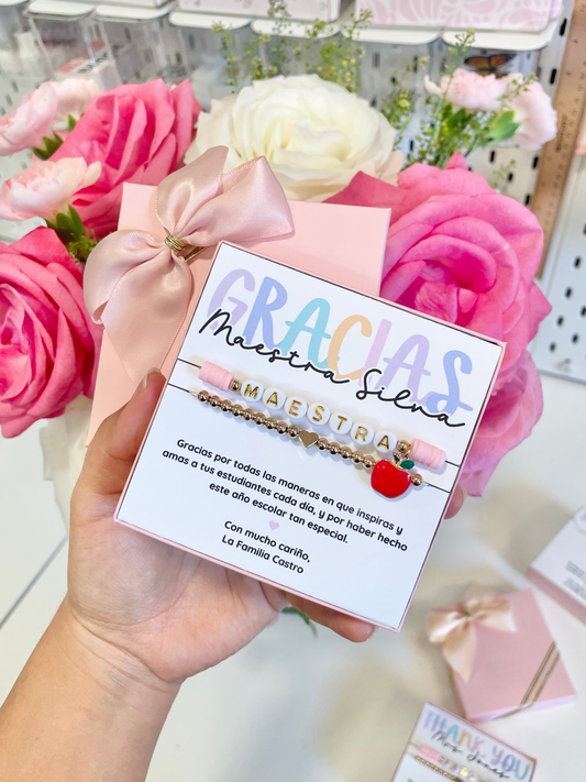 Maestra Apple Charm Bracelet Set