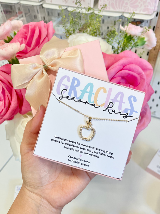 Teacher Apple Necklace