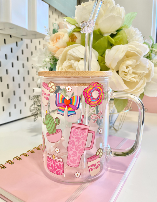 De Colores Glass Mug (15oz)