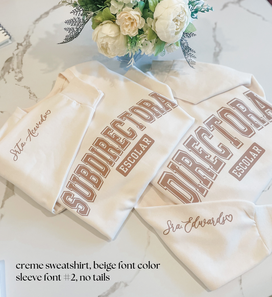 Custom Varsity Sweatshirt