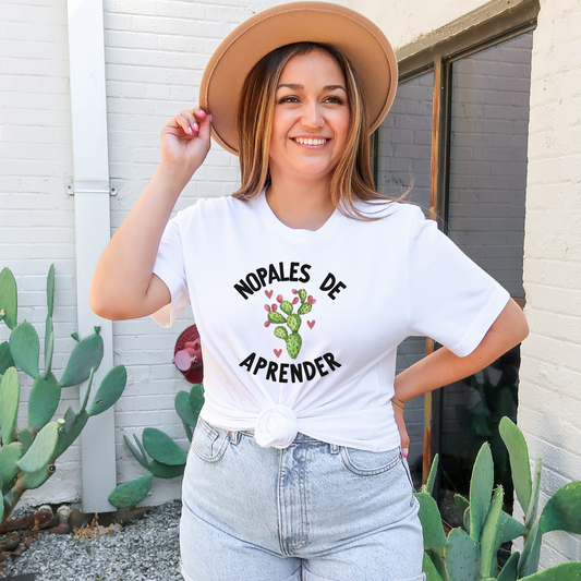 Nopales De Aprender Tee - Bella Canvas