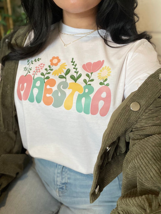 Maestra Flower Tee