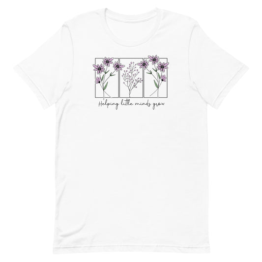 Helping Little Minds Grow Tee - Bella Canvas