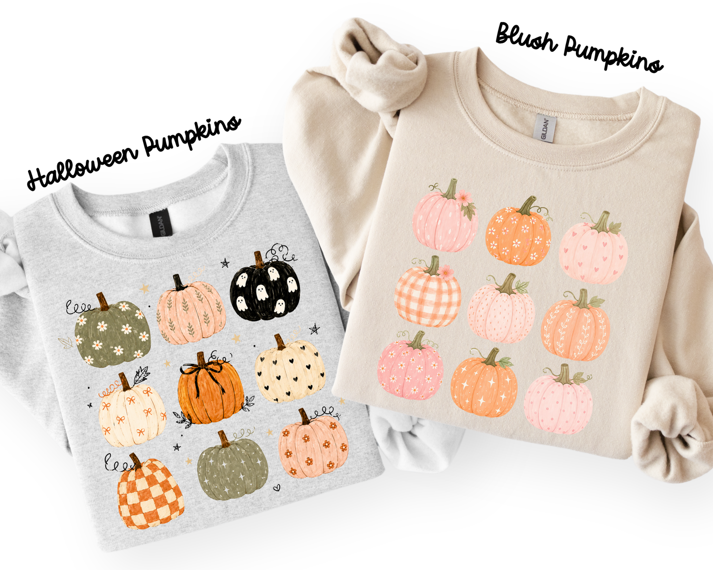 Cozy Pumpkins Tee & Sweatshirt