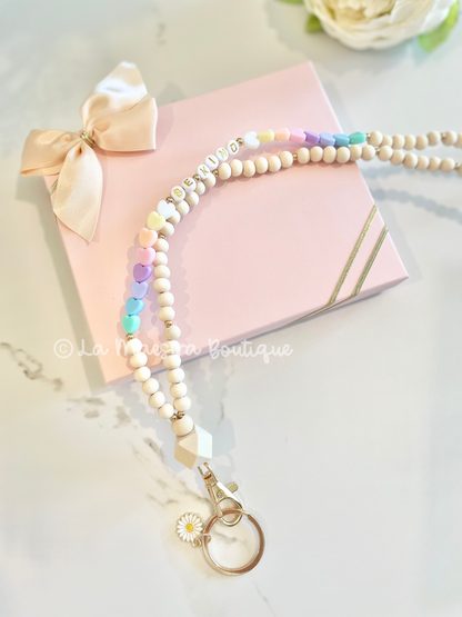 Sé Amable Rainbow Lanyard