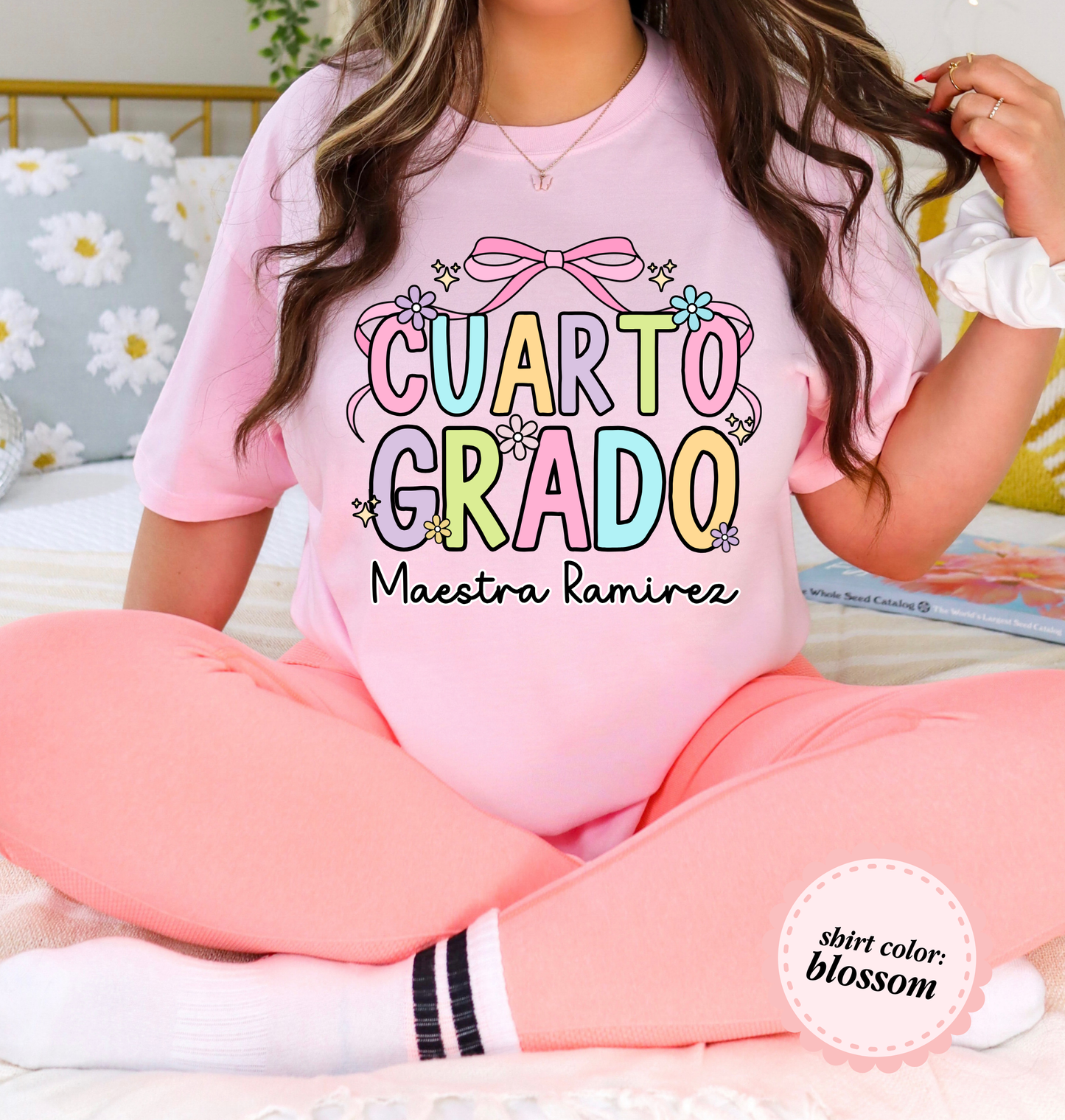 Custom Maestra Grade Level Tshirt