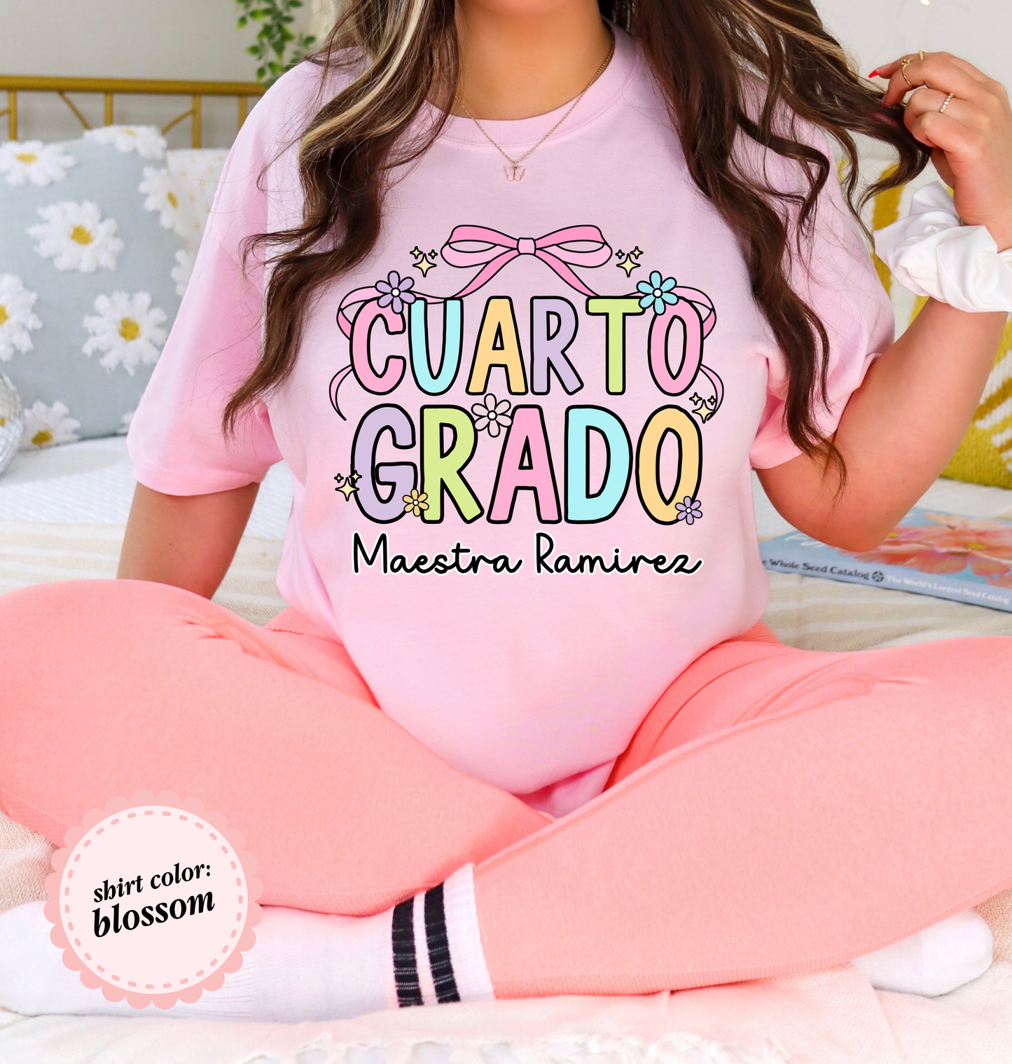 Custom Maestra Grade Level Tshirt