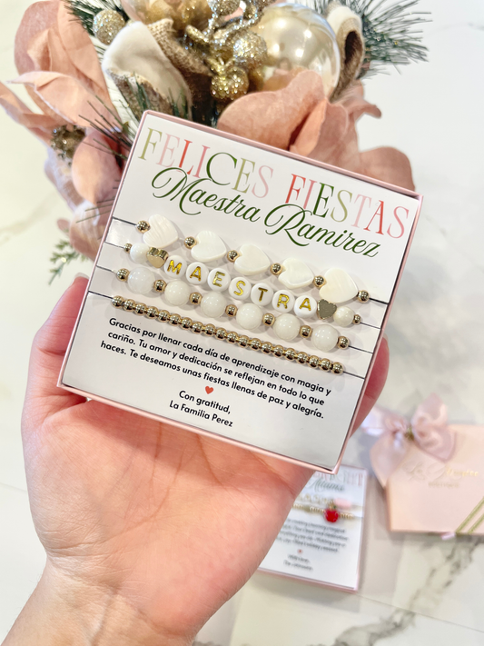 Maestra Stone Bracelet Set