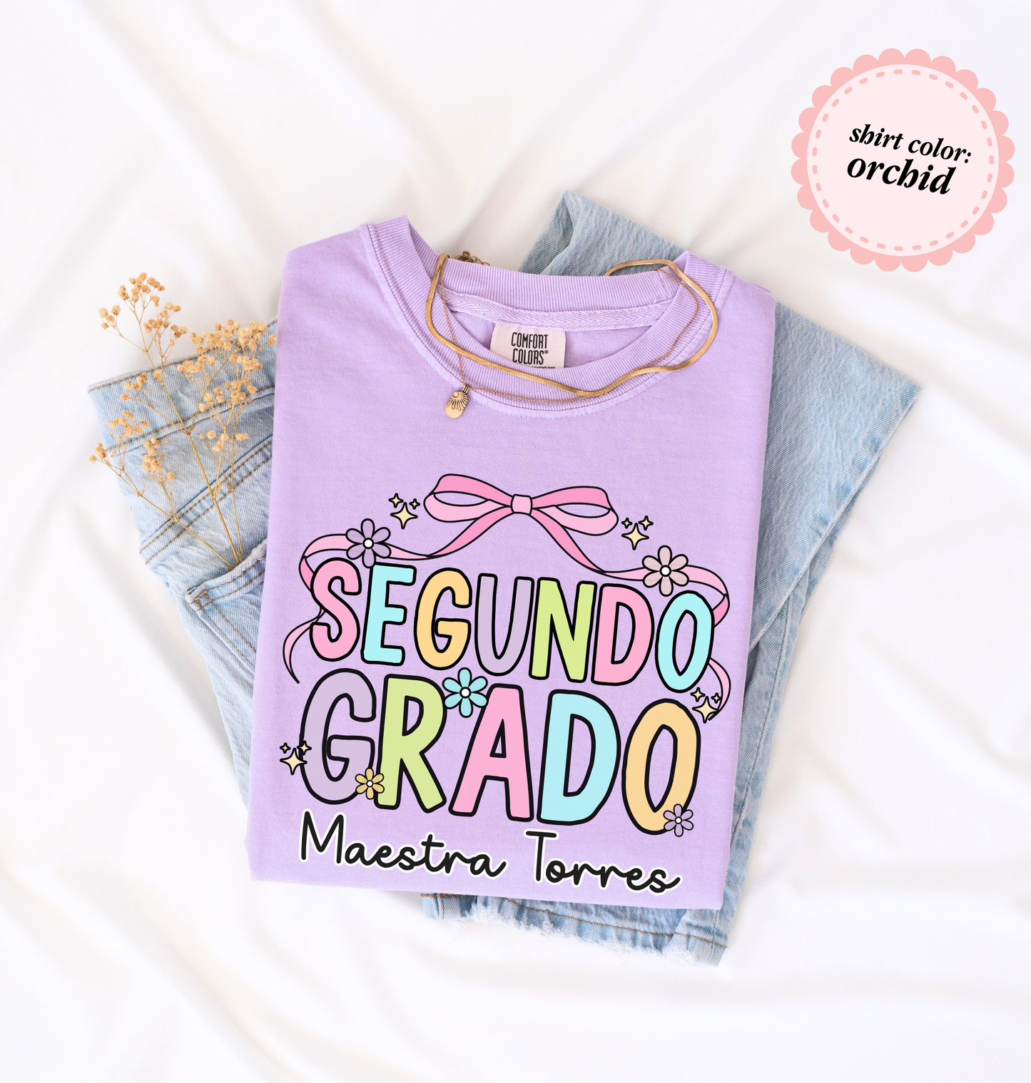 Custom Maestra Grade Level Tshirt