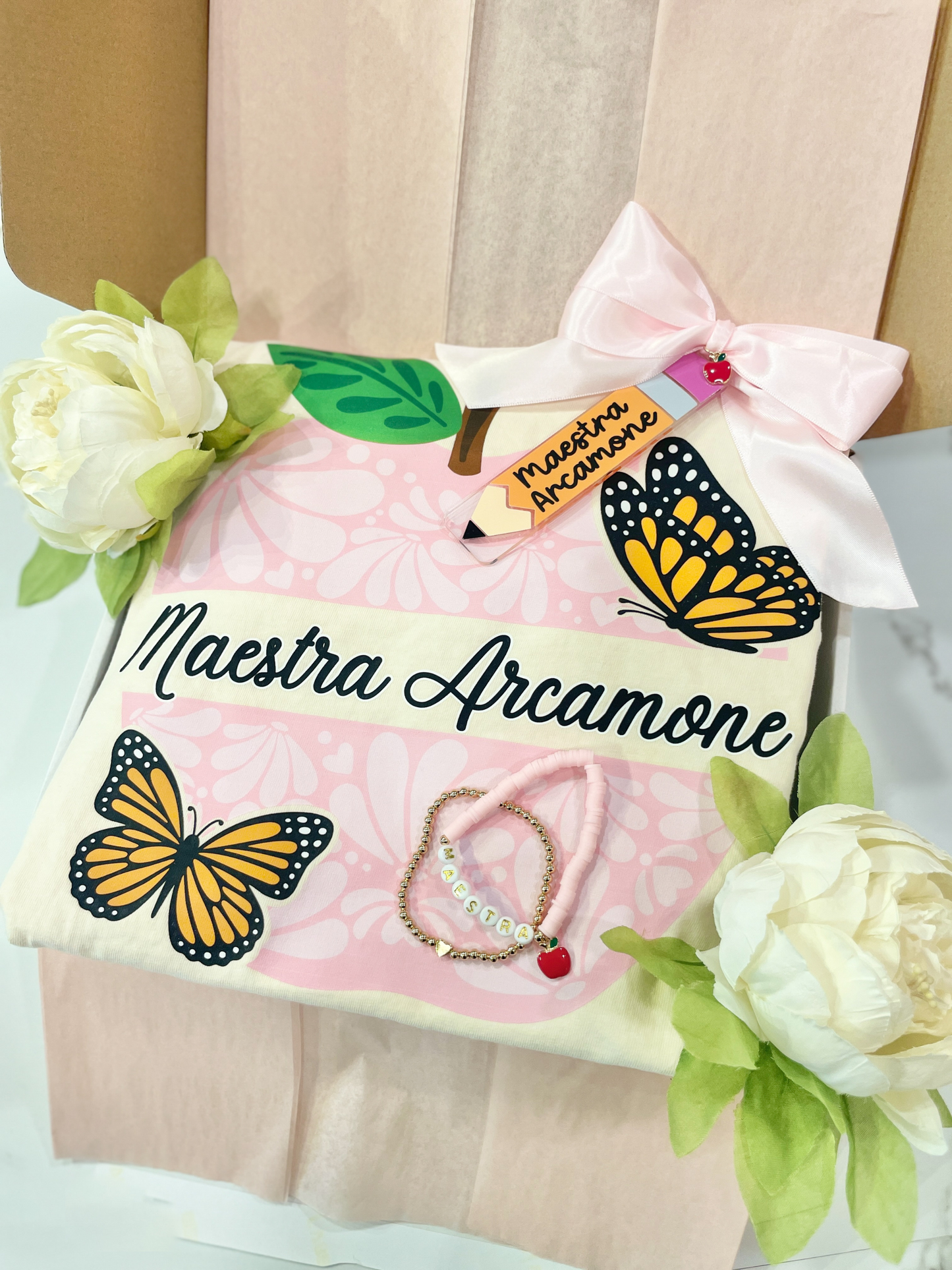 Custom Maestra Tshirt Gift Box