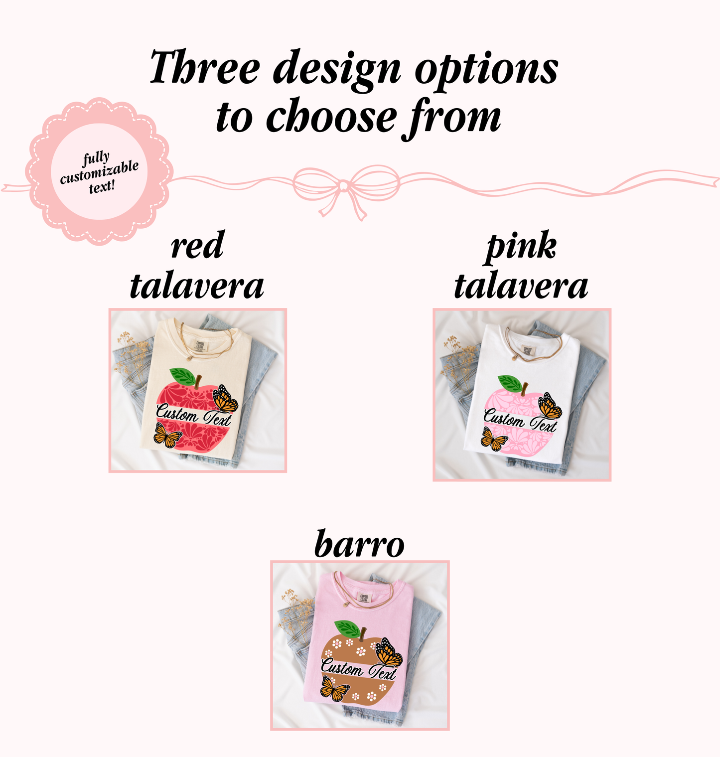 Custom Apple Talavera Tshirt