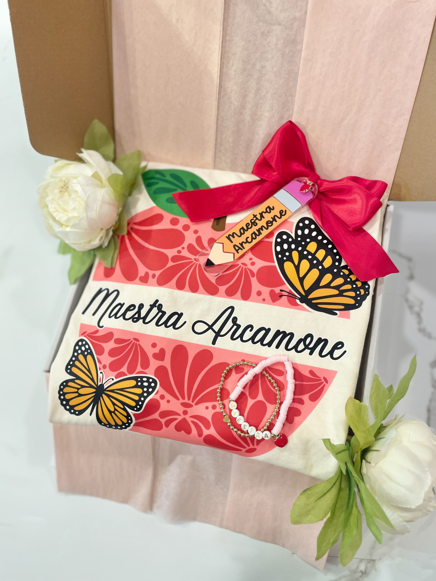 Custom Maestra Tshirt Gift Box