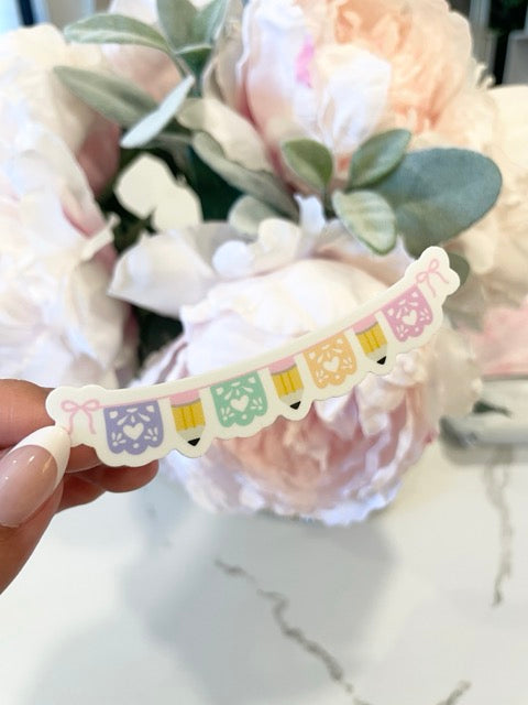 Papel Picado Pencils Sticker