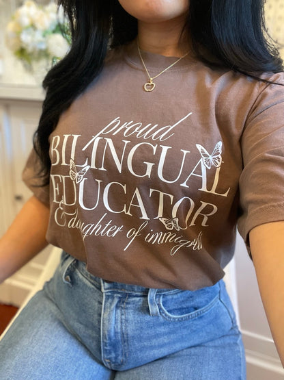 Proud Bilingual Educator Tee