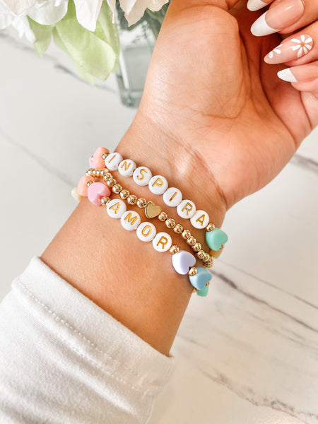 Boutique Bracelet Set Inspira Amor – La Maestra