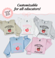 Custom Apple Bow Sweatshirt