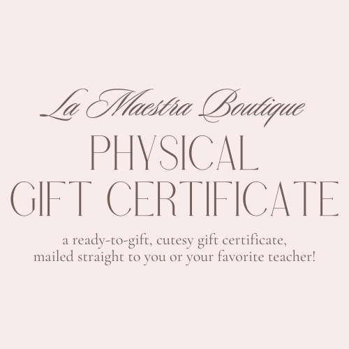 La Maestra Boutique Physical Gift Certificate